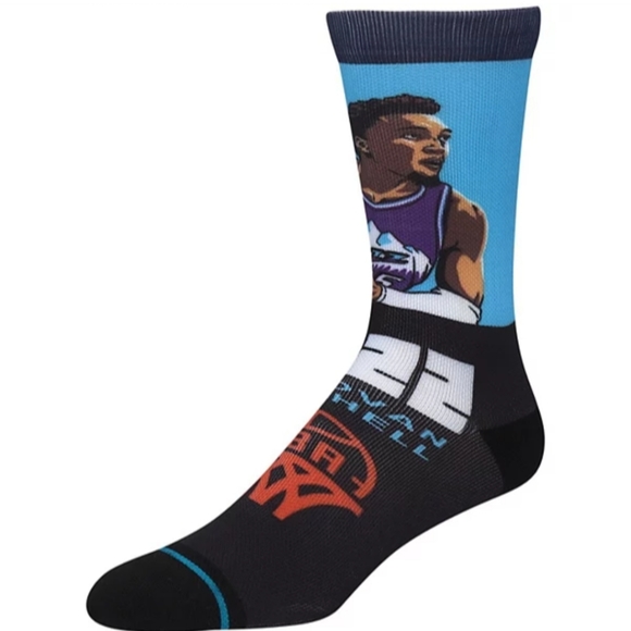 NWT Men's Utah Jazz Donovan Mitchell Stance Graded Crew Socks - Picture 4 of 10